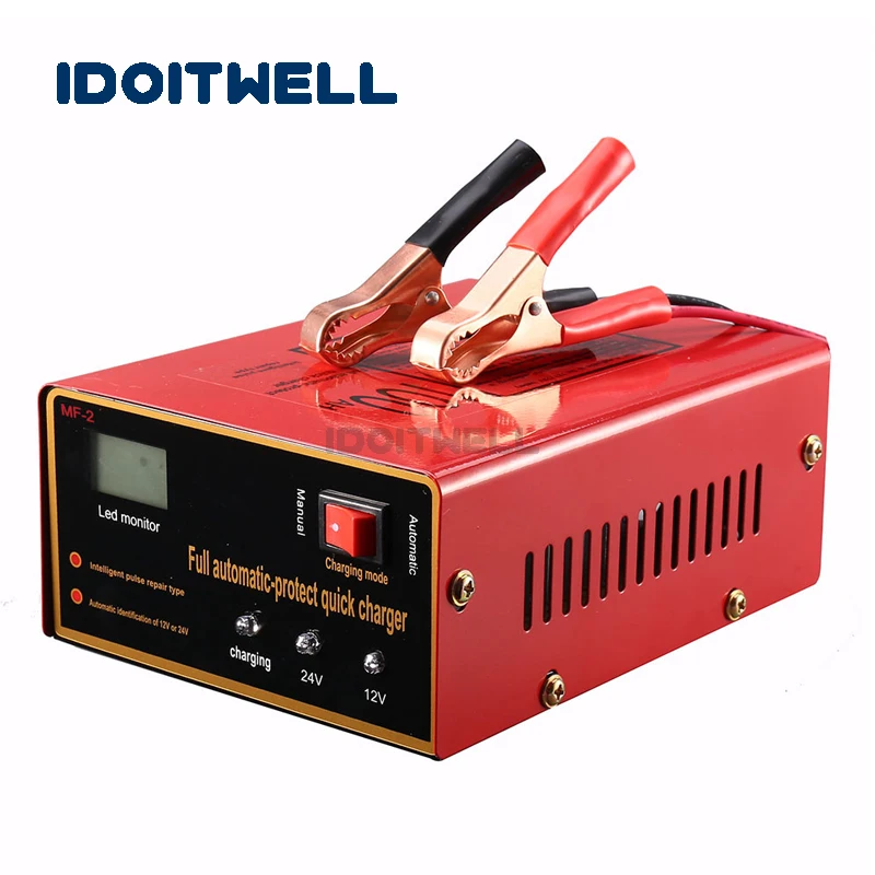 Intelligent 12V 24V Rechargeable Battery Charger 12V 10A 24V 8.5A Automatic lead acid batteries charger for car truck with CE
Intelligent 12V 24V Rechargeable Battery Charger 12V 10A 24V 8.5A Automatic lead acid batteries charger for car truck with CE