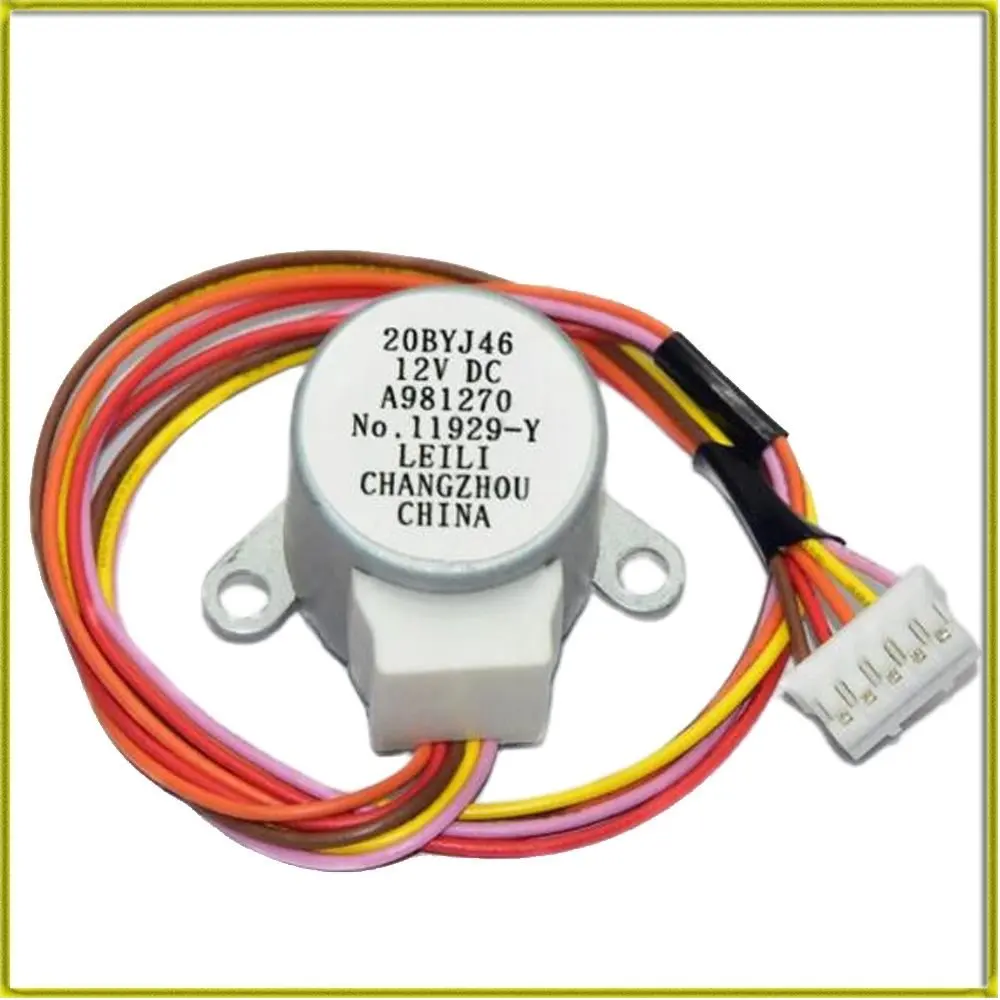 20BYJ46 12V DC Swing Leaf Synchronous Wind Stepper Motor Suitable for Shaft Length 7mm for Panasonic Air Conditioner 25cm Cables
20BYJ46 12V DC Swing Leaf Synchronous Wind Stepper Motor Suitable for Shaft Length 7mm for Panasonic Air Conditioner 25cm Cables