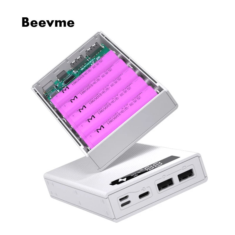 Quick Charge 3.0 18650 Battery Power Bank Case 5*18650 Battery Storage Box QC3.0 10W Wireless Charging For Iphone 12 13 Xiaomi
Quick Charge 3.0 18650 Battery Power Bank Case 5*18650 Battery Storage Box QC3.0 10W Wireless Charging For Iphone 12 13 Xiaomi
