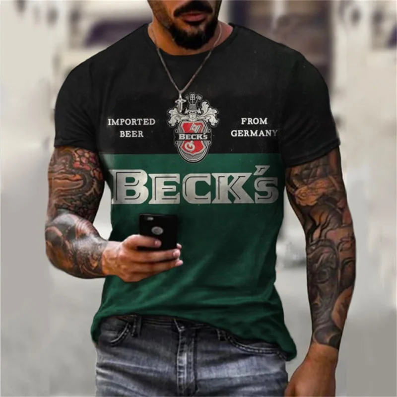 Summer Fashion Men's Slim Fit T-Shirt Short Sleeve Sweatshirt 3D Printing Letter Print O Neck Large Size Handsome Men's T-Shirt
Summer Fashion Men's Slim Fit T-Shirt Short Sleeve Sweatshirt 3D Printing Letter Print O Neck Large Size Handsome Men's T-Shirt