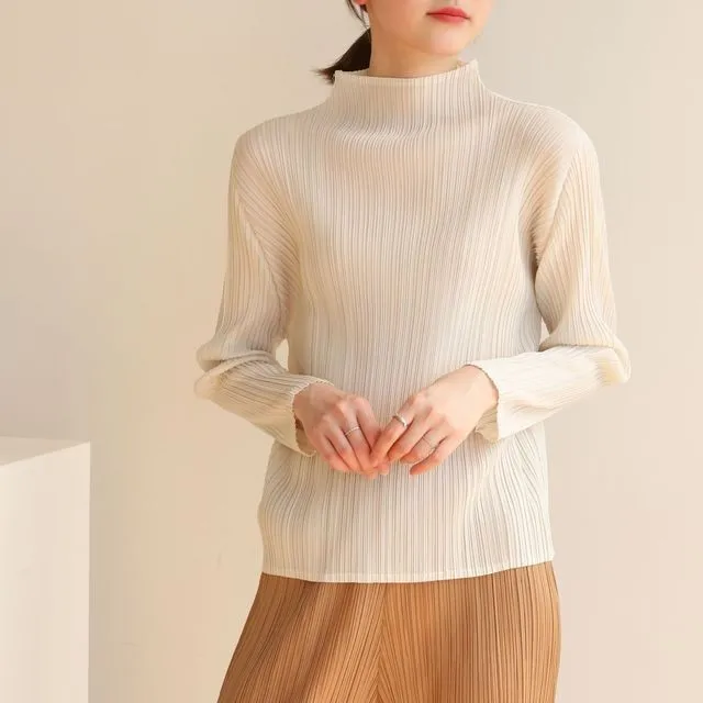 Женская эластичная футболка Changpleat, однотонная Повседневная футболка с высоким воротником и длинным рукавом, топ большого размера на осень 2021
Женская эластичная футболка Changpleat, однотонная Повседневная футболка с высоким воротником и длинным рукавом, топ большого размера на осень 2021