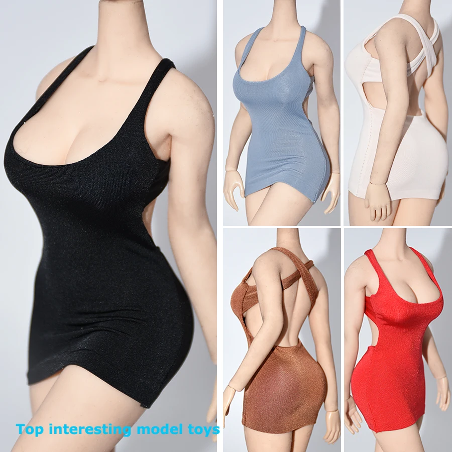 Phien S43 1/6 Female Sexy Red Vest Dress White Backless Skirt for 12" doll Large Breast Soldier TBLeague S38A S39 Figure Body
Phien S43 1/6 Female Sexy Red Vest Dress White Backless Skirt for 12" doll Large Breast Soldier TBLeague S38A S39 Figure Body