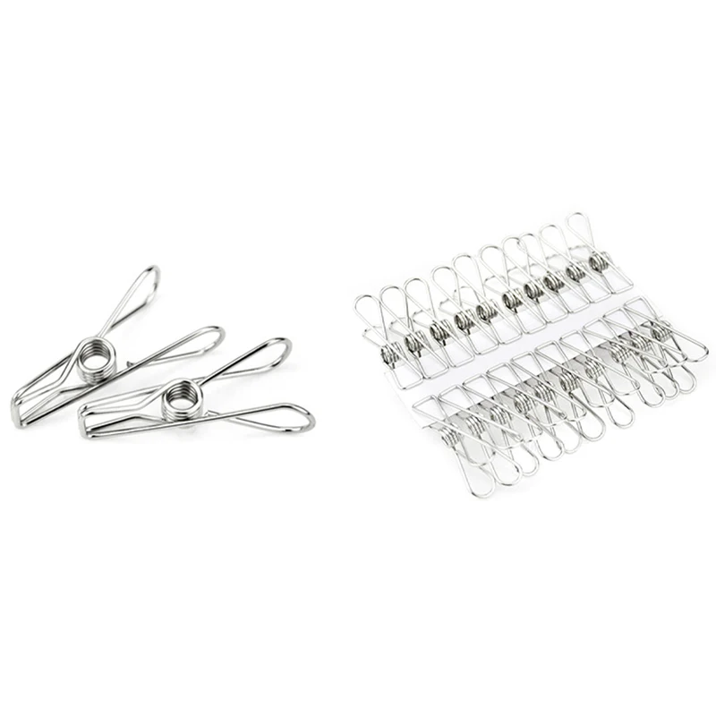 Stainless Steel Clips Clothes Pins Pegs Holders Clothing Clamps Sealing Clip Household Clothespin Clips For Hangers
Stainless Steel Clips Clothes Pins Pegs Holders Clothing Clamps Sealing Clip Household Clothespin Clips For Hangers