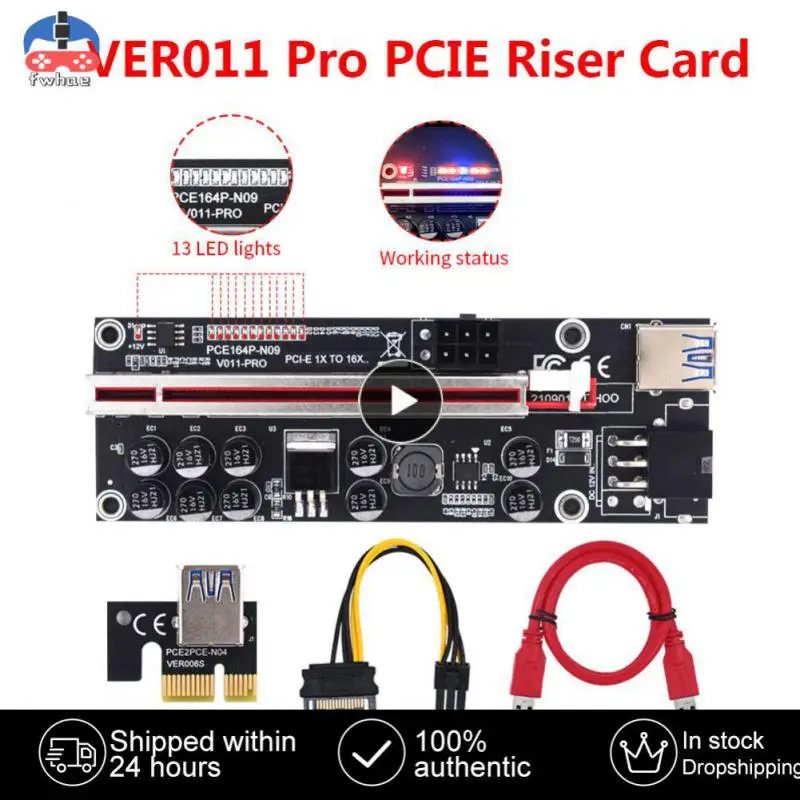 Usb 3.0 Cable Pci E Express Gpu 1x To X16 10 Capacitors Pcie Riser 011 Riser Card Upgraded Ver009s Plus For Gpu Graphics Card 1-
Usb 3.0 Cable Pci E Express Gpu 1x To X16 10 Capacitors Pcie Riser 011 Riser Card Upgraded Ver009s Plus For Gpu Graphics Card 1-