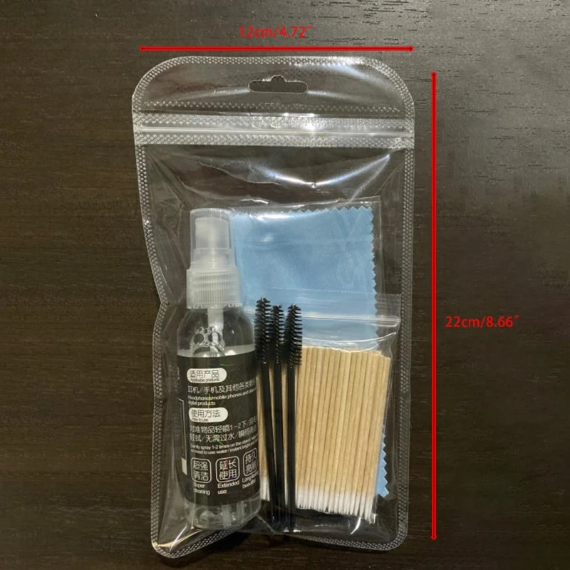 Ai rpods Headset Cleaning Tool with Cleaning Brush Cleaning Liquid Pointed Cotton Swabs Dust-free flannel
Ai rpods Headset Cleaning Tool with Cleaning Brush Cleaning Liquid Pointed Cotton Swabs Dust-free flannel