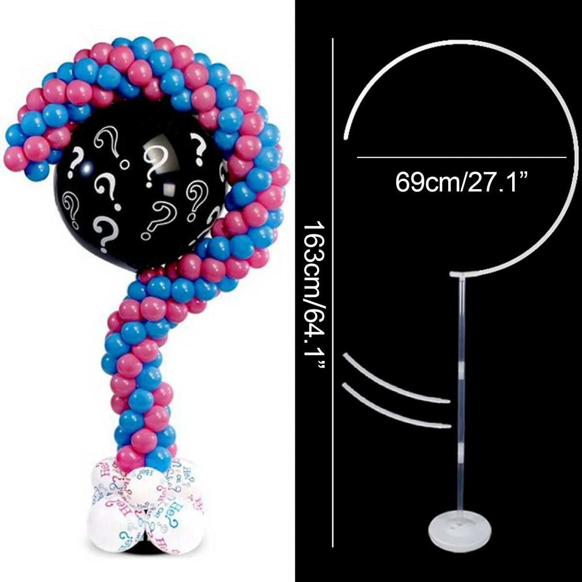Balloons Stand Balloon Holder Column Confetti Ballons Support Wedding Birthday Party Decor Gender Reveal Baptism Baby Shower
Balloons Stand Balloon Holder Column Confetti Ballons Support Wedding Birthday Party Decor Gender Reveal Baptism Baby Shower