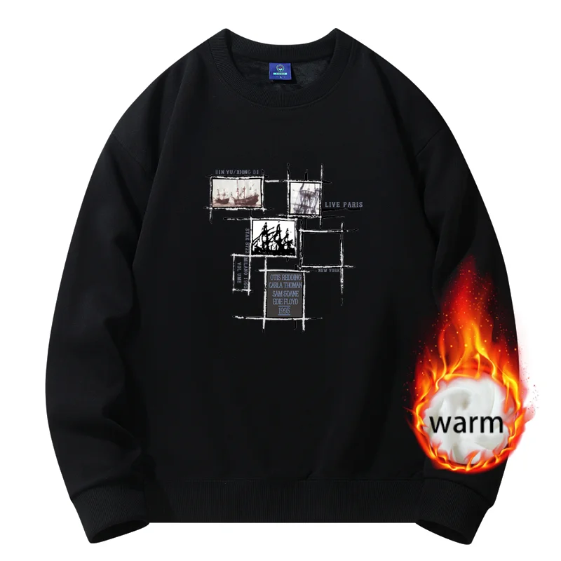 Мужская зимняя одежда в стиле Харадзюку, свитер с круглым вырезом, хлопковая свободная плюшевая Дизайнерская одежда, мужские свитшоты с графическим принтом, новинка 2023
Мужская зимняя одежда в стиле Харадзюку, свитер с круглым вырезом, хлопковая свободная плюшевая Дизайнерская одежда, мужские свитшоты с графическим принтом, новинка 2023