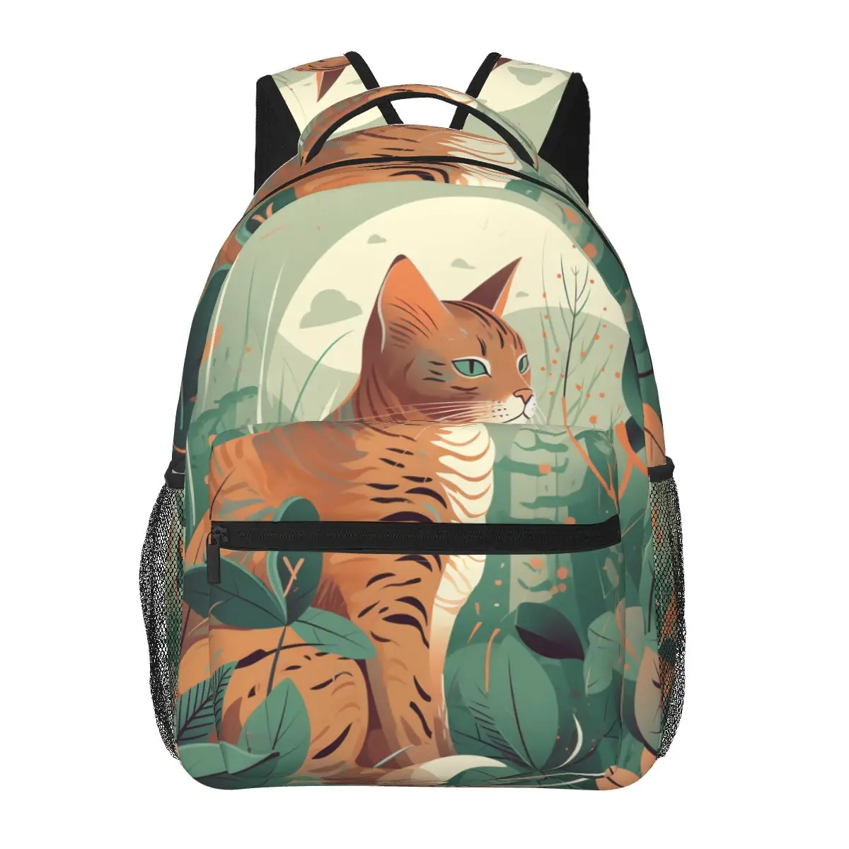 Рюкзак унисекс с изображением кошки, дышащие плоские школьные ранцы из полиэстера с векторными животными, для студентов, велоспорта
Рюкзак унисекс с изображением кошки, дышащие плоские школьные ранцы из полиэстера с векторными животными, для студентов, велоспорта