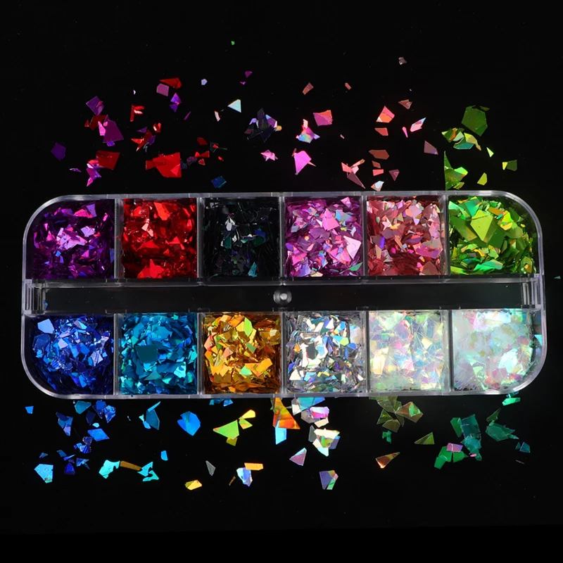 Holographic Irregular Glitter Sequins Molds DIY Epoxy Silicone Resin Mold Shaker Filler AB Shiny Flake Resin Filling Accessories
Holographic Irregular Glitter Sequins Molds DIY Epoxy Silicone Resin Mold Shaker Filler AB Shiny Flake Resin Filling Accessories