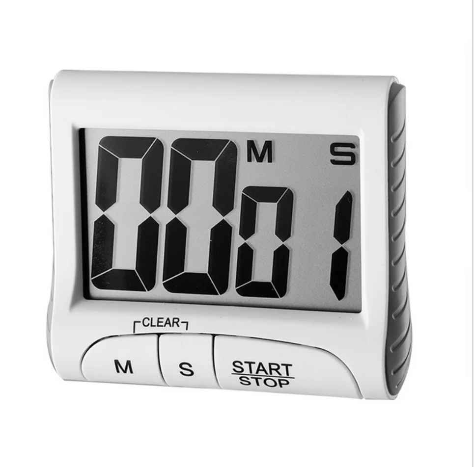 Portable Digital Countdown Timer Clock Large LCD Screen Alarm for Kitchen Cook Kitchen Timer Stopwatch
Portable Digital Countdown Timer Clock Large LCD Screen Alarm for Kitchen Cook Kitchen Timer Stopwatch
