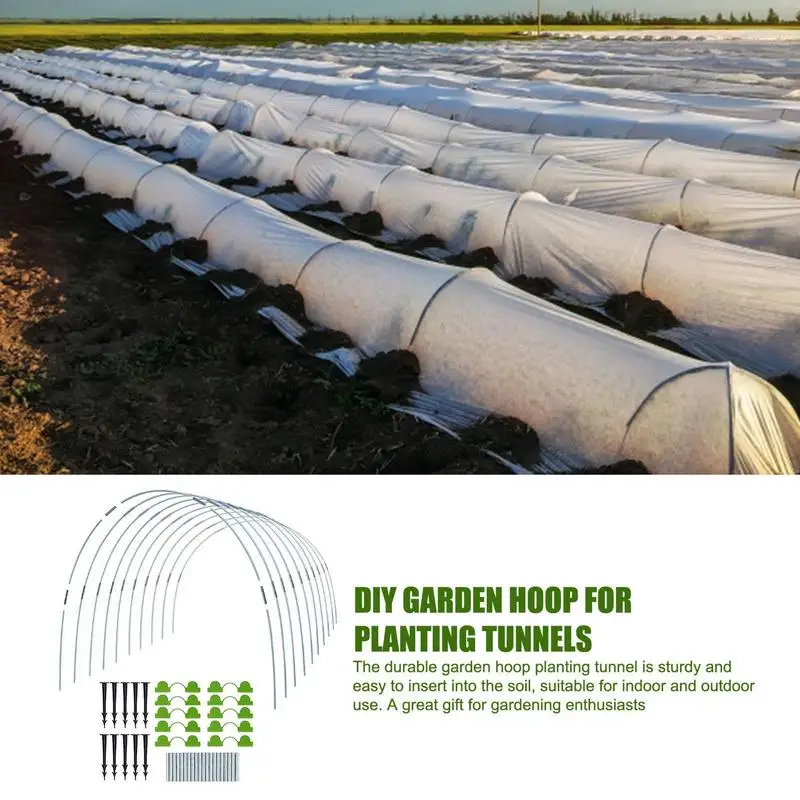 Greenhouse Hoops Seedling Arch Shed Bracket Greenhouse Hoops Set Glass Bracket Garden Plant Hoop Protection Grow Tunnel Support
Greenhouse Hoops Seedling Arch Shed Bracket Greenhouse Hoops Set Glass Bracket Garden Plant Hoop Protection Grow Tunnel Support