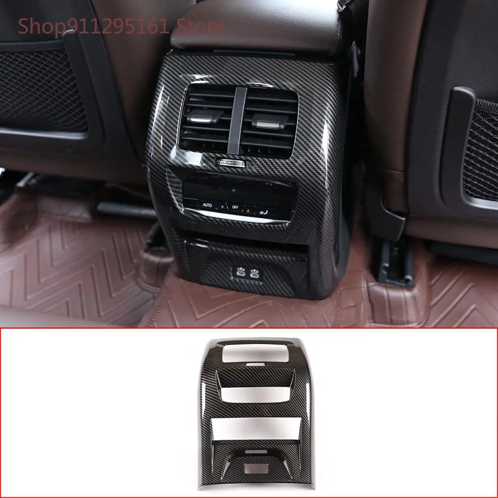 For BMW X3 G01 X4 G02 2020 ABS Chrome/Carbon Fiber Texture/Pine Wood Grain Rear Air Condition Vent Outlet Cover Car Accessories
For BMW X3 G01 X4 G02 2020 ABS Chrome/Carbon Fiber Texture/Pine Wood Grain Rear Air Condition Vent Outlet Cover Car Accessories