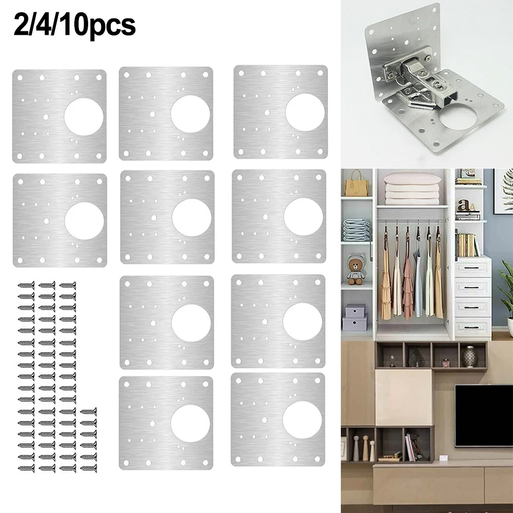 2/4/10Pc Cabinet Hinge Repair Plate Kit Hinge Repair Cupboard Door Hinges Mounting Fixing Plates Furniture Drawer Table Hardware
2/4/10Pc Cabinet Hinge Repair Plate Kit Hinge Repair Cupboard Door Hinges Mounting Fixing Plates Furniture Drawer Table Hardware