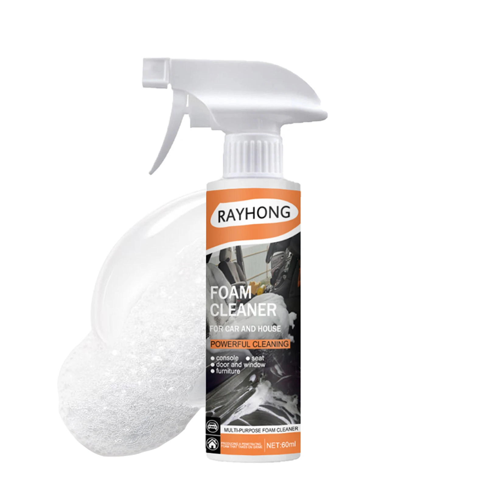 Multi-functional Foaming Heavy Oil Stain Cleaner Car Heavy-duty Spray Cleaner Car Interior Cleaning Agent Spray Foam Cleaner
Multi-functional Foaming Heavy Oil Stain Cleaner Car Heavy-duty Spray Cleaner Car Interior Cleaning Agent Spray Foam Cleaner