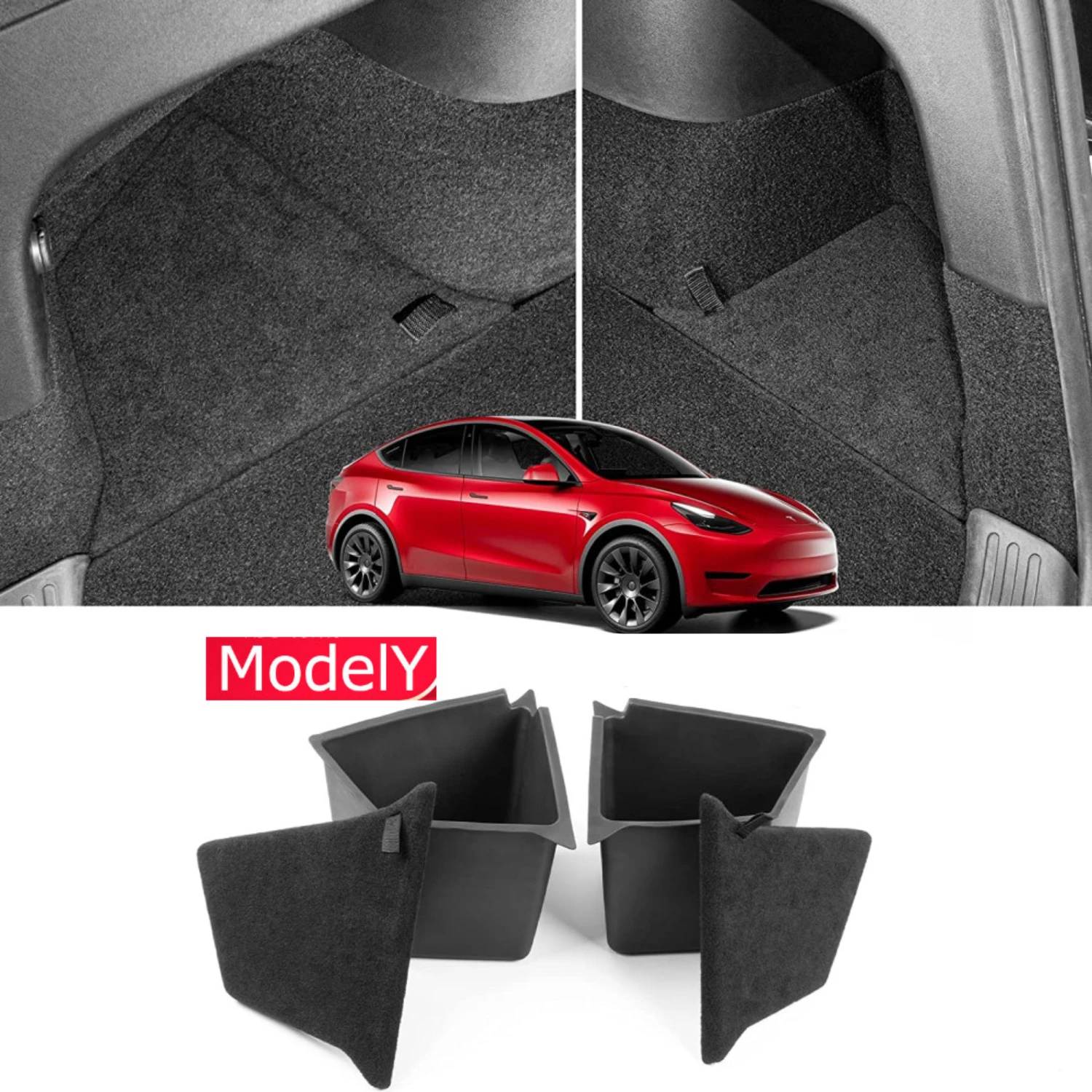 For 2021 2022 Tesla Model Y Rear Trunk Organizer Side Storage Box with Lid Reinforced Handle Interior Accessories
For 2021 2022 Tesla Model Y Rear Trunk Organizer Side Storage Box with Lid Reinforced Handle Interior Accessories