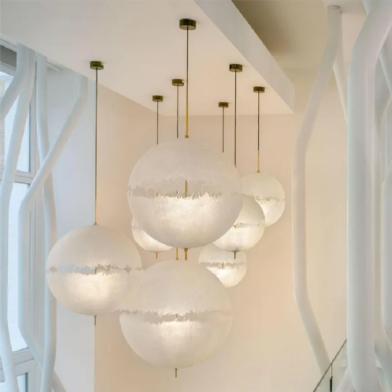 LED pendant lamp luxury Nordic Kitchen Hanging Lamp Fixtures Dining Room FRP Made Round Restaurant Decor lights chandelier decor
LED pendant lamp luxury Nordic Kitchen Hanging Lamp Fixtures Dining Room FRP Made Round Restaurant Decor lights chandelier decor
