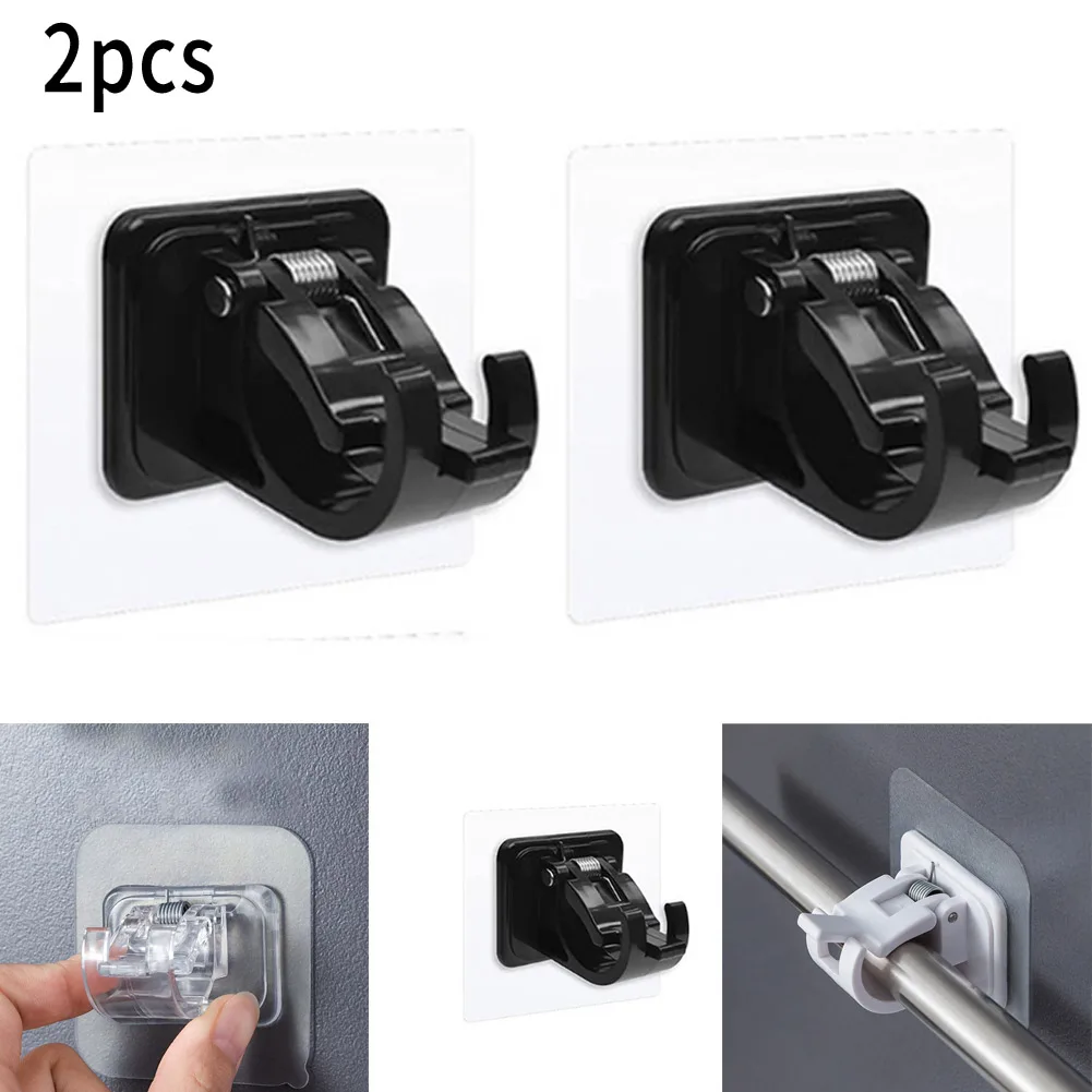 2pcs Nail-Free Curtain Rod Holder Clamp Hooks Rod Bracket Holders Adhesive Wall Curtain Fixed Clip Hanging Rack Hook
2pcs Nail-Free Curtain Rod Holder Clamp Hooks Rod Bracket Holders Adhesive Wall Curtain Fixed Clip Hanging Rack Hook