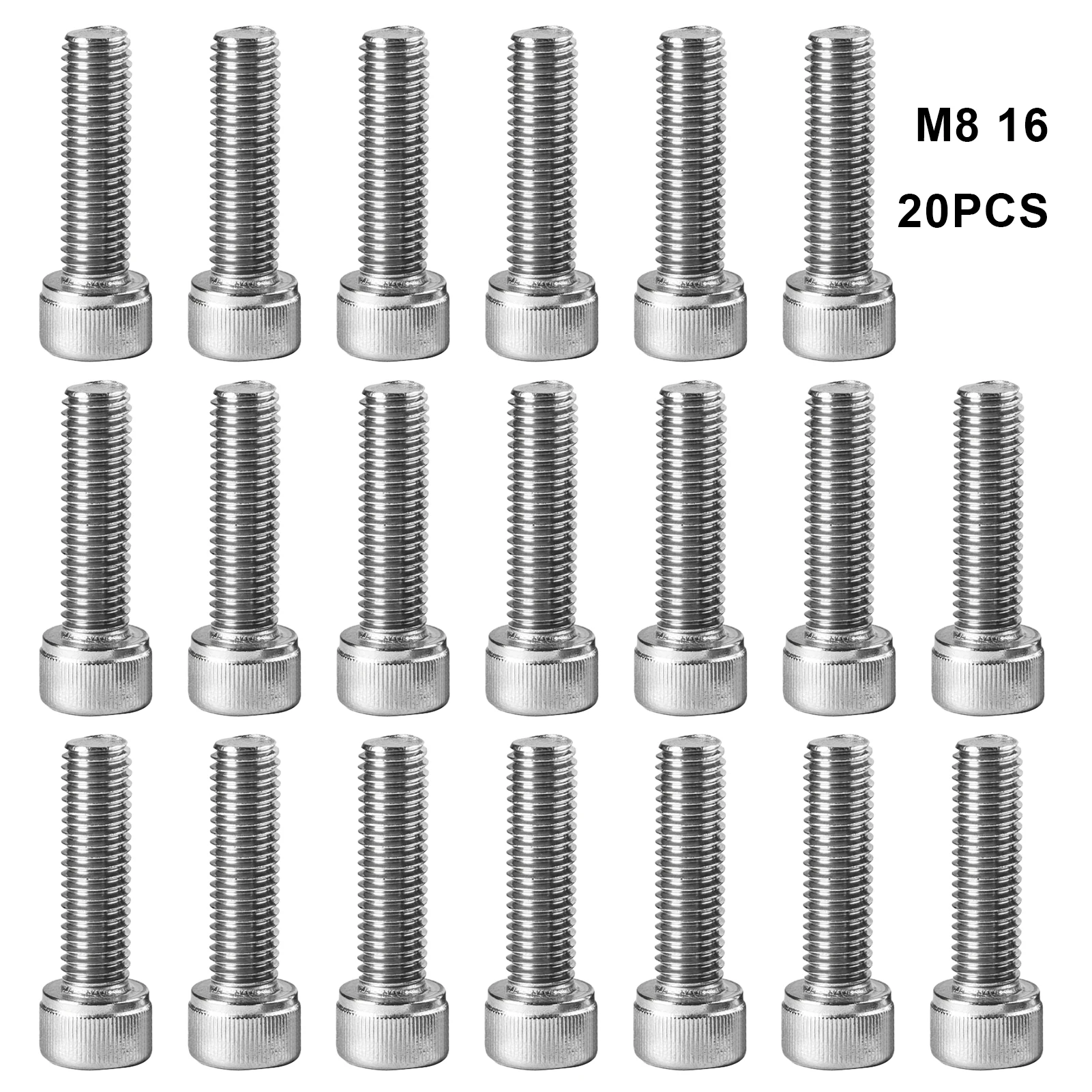 20pcs Threaded Industry Socket Head Heavy Duty Cap Screws Building Countersunk Fasteners Furniture Standard Stainless Steel
20pcs Threaded Industry Socket Head Heavy Duty Cap Screws Building Countersunk Fasteners Furniture Standard Stainless Steel