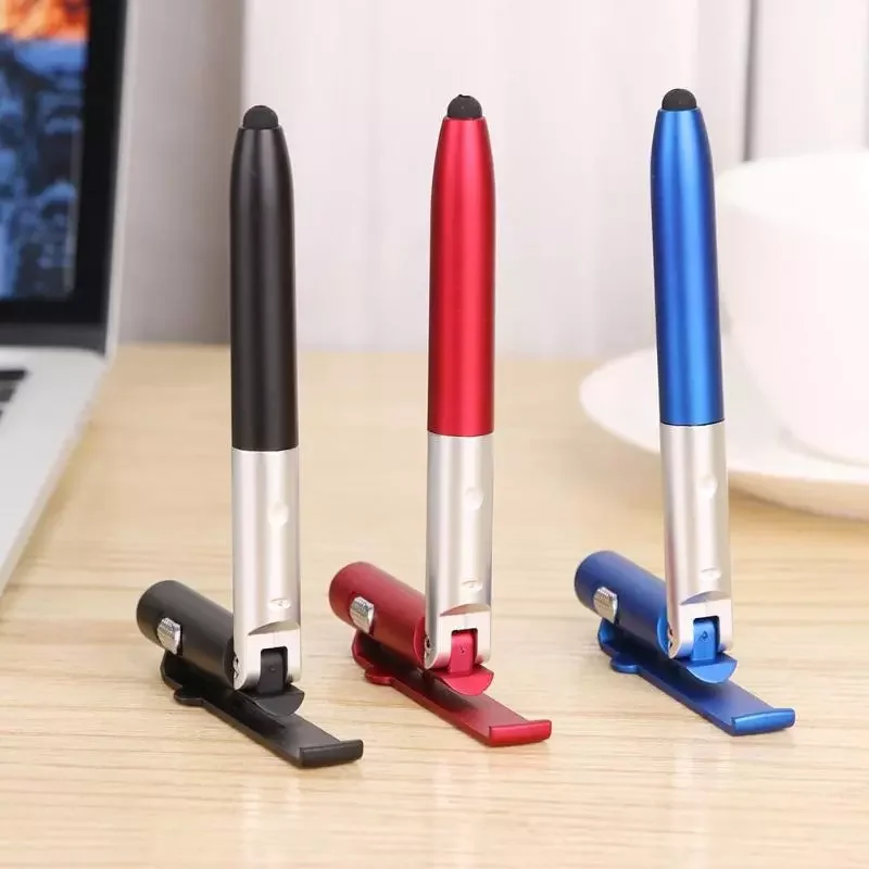 Multi-function 4 in 1 Pen Ballpoint Pen Folding led Light Mobile Phone Stand Holder School Office Writing Stationery Supplies
Multi-function 4 in 1 Pen Ballpoint Pen Folding led Light Mobile Phone Stand Holder School Office Writing Stationery Supplies