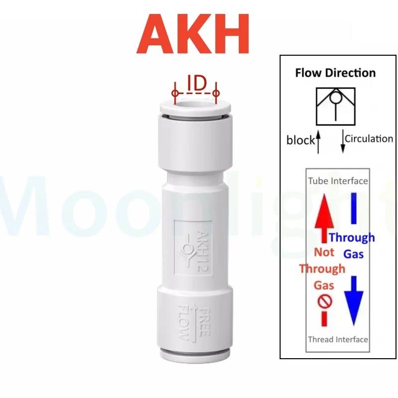 Пневматический обратный клапан AKH04 AKH06 8 мм 10 мм 12 мм
Пневматический обратный клапан AKH04 AKH06 8 мм 10 мм 12 мм