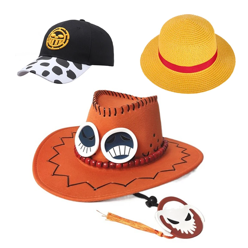Anime One Piece Hat Luffy Ace Law Sunshade Hat Straw Cowboy Hat Unisex Fashion Halloween Cosplay Accessory
Anime One Piece Hat Luffy Ace Law Sunshade Hat Straw Cowboy Hat Unisex Fashion Halloween Cosplay Accessory