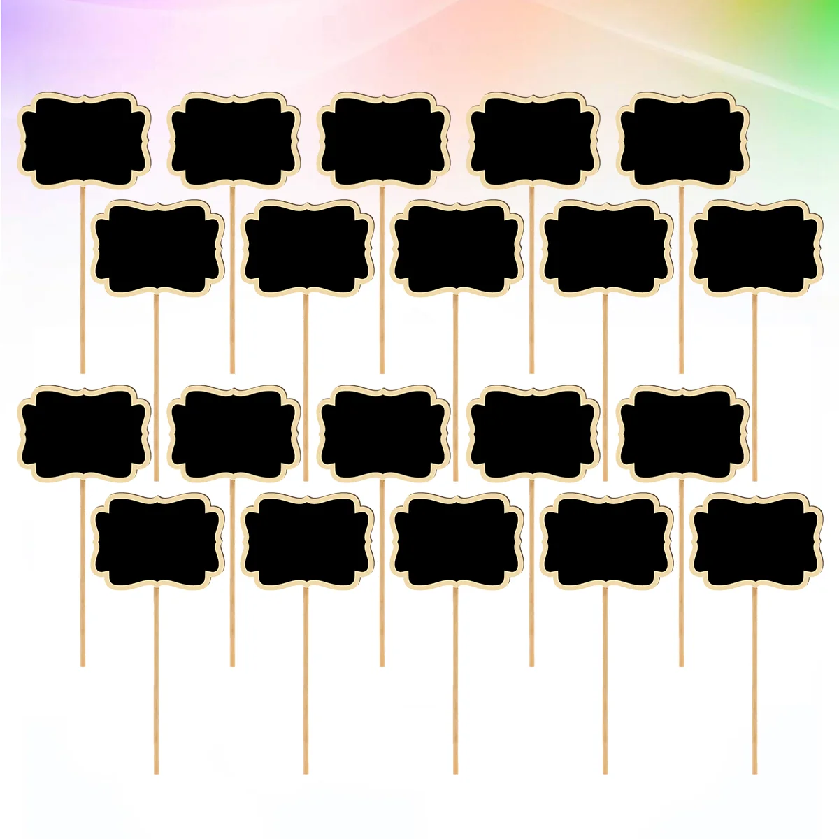 20 Pcs Plastic Flower Pots Outdoors Black Board Garden Makers Small Blackboard Wooden
20 Pcs Plastic Flower Pots Outdoors Black Board Garden Makers Small Blackboard Wooden