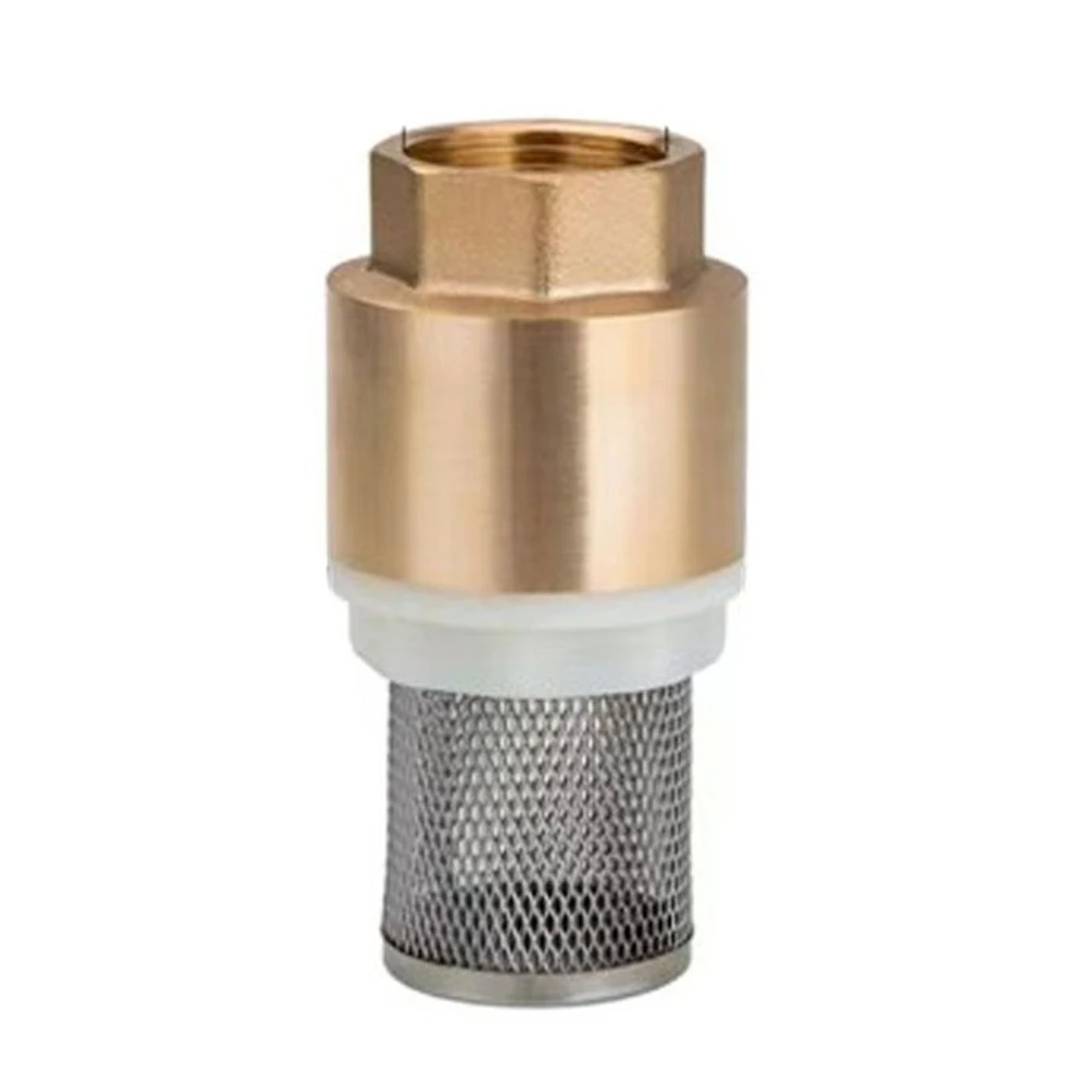 Brass Foot Valve 1 Inch BSP Internal Thread DN25 With Check Valve Stainless Steel Basket Suction Basket
Brass Foot Valve 1 Inch BSP Internal Thread DN25 With Check Valve Stainless Steel Basket Suction Basket