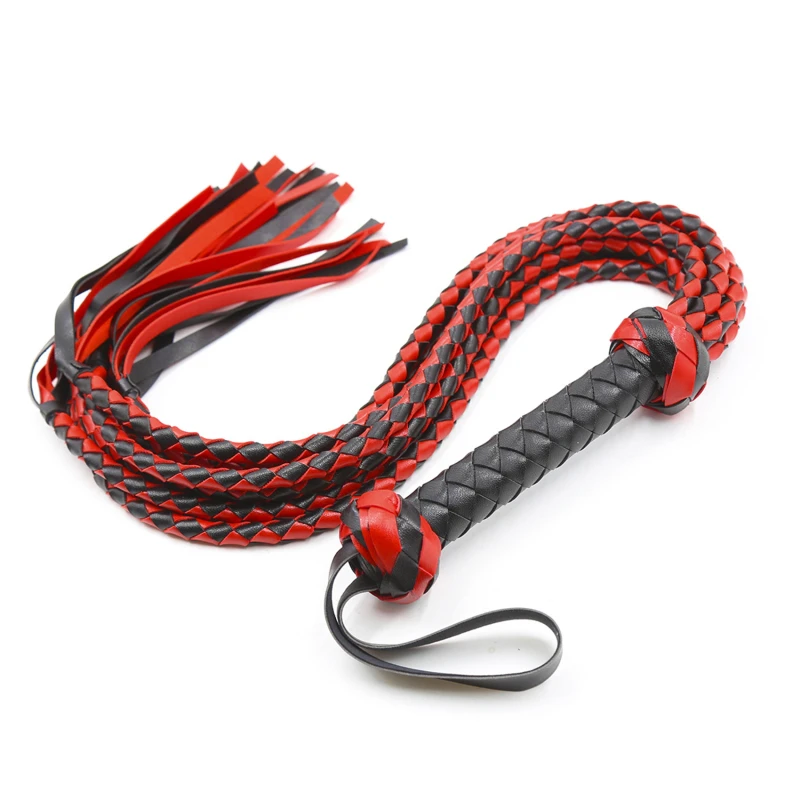 Blackred Braided Handle Tails Handle Leather Flogger Handmade Horse Whip Horse Racing Flogger New
Blackred Braided Handle Tails Handle Leather Flogger Handmade Horse Whip Horse Racing Flogger New