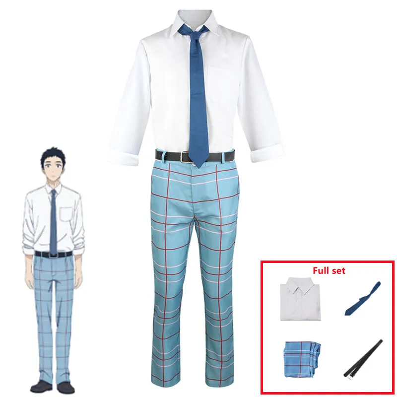 Anime My Dress Up Darling Wakana Gojo Cosplay Costume Uniform Shirt Pants Halloween Carnival Clothes Suit
Anime My Dress Up Darling Wakana Gojo Cosplay Costume Uniform Shirt Pants Halloween Carnival Clothes Suit