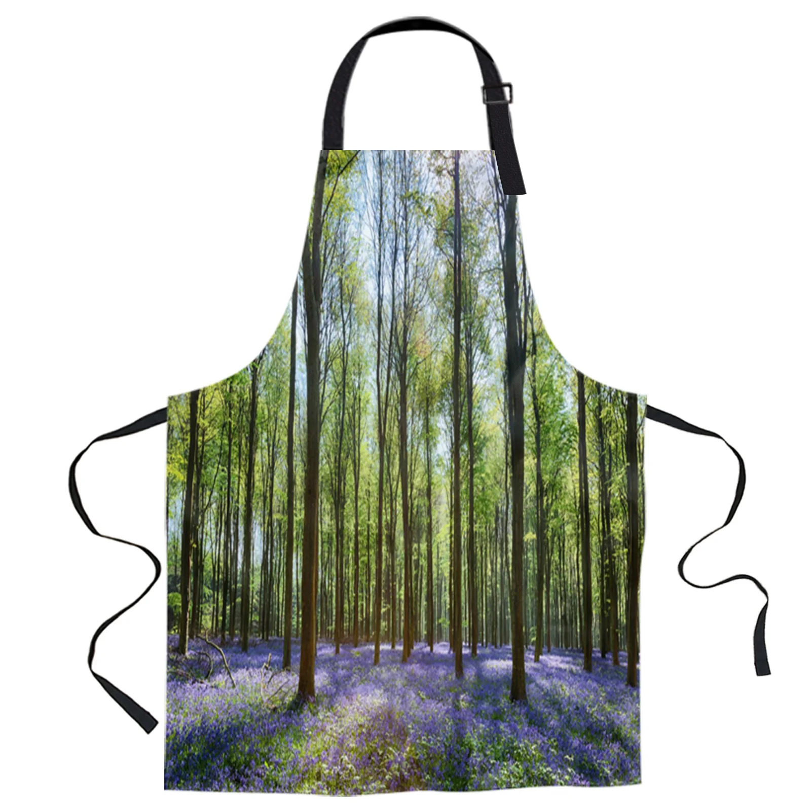 Forest Purple Flowers Design Adjustable Canvas Kitchen Coffee Apron Ladies Couple Cooking Dining
Forest Purple Flowers Design Adjustable Canvas Kitchen Coffee Apron Ladies Couple Cooking Dining