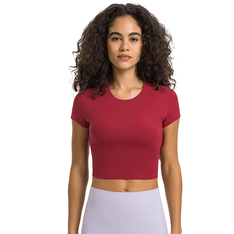 Женский облегающий Топ ABS LOLI в рубчик, короткий топ для тренажерного зала с круглым вырезом, женские топы, эластичные нейлоновые футболки для бега и йоги
Женский облегающий Топ ABS LOLI в рубчик, короткий топ для тренажерного зала с круглым вырезом, женские топы, эластичные нейлоновые футболки для бега и йоги