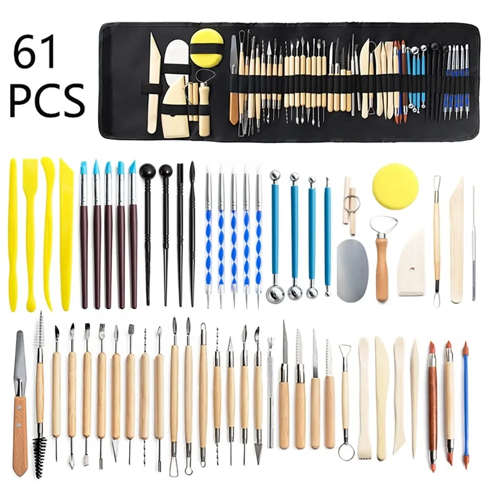 Polymer Clay Sculpting Tools Set, Carving Modeling Ceramic Smoothing Tool Kit for Ceramic DIY Wax Pottery Carving, Perfect for S
Polymer Clay Sculpting Tools Set, Carving Modeling Ceramic Smoothing Tool Kit for Ceramic DIY Wax Pottery Carving, Perfect for S
