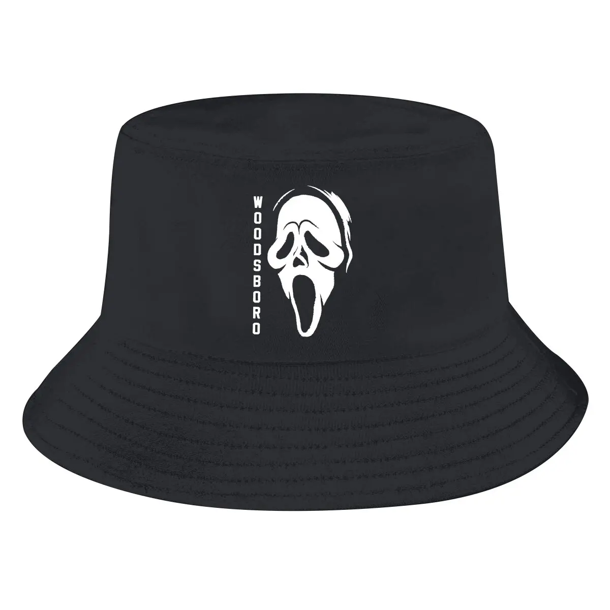 

Scream Movie Bucket Hat Woodsboro Men's Women's Fisherman Cap Hip Hop Beach Sun Fishing Hats