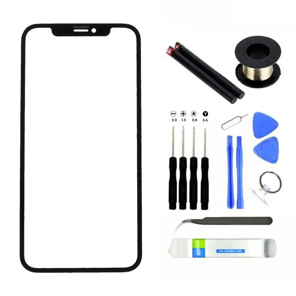 Replace Broken Parts Plastic Handle Front Glass Screen Repair Kit for iPhone X/XR/XS/MAX
Replace Broken Parts Plastic Handle Front Glass Screen Repair Kit for iPhone X/XR/XS/MAX