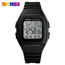 SKMEI 1278 크로노 카운트다운 남성 손목시계, 캐주얼 야외용 남성 시계, 야광 시계, 디지털 듀얼 타임 스포츠 남성 시계