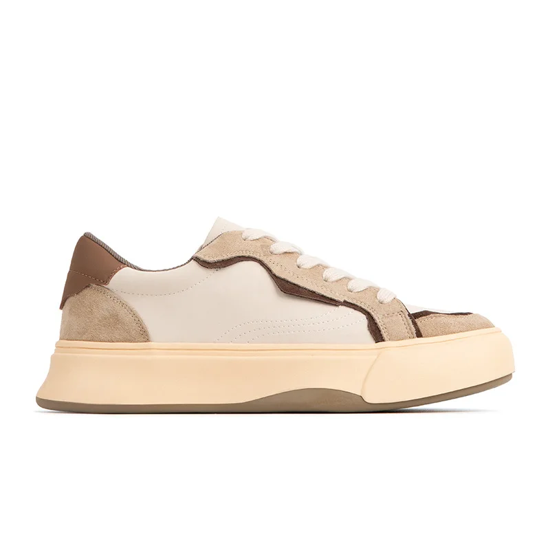 Women's Shoes Spring and Summer Platform Shoes Leather Casual Shoes Colorblock Lace-Up Soft Leather Casual Sports Sneakers
Women's Shoes Spring and Summer Platform Shoes Leather Casual Shoes Colorblock Lace-Up Soft Leather Casual Sports Sneakers
