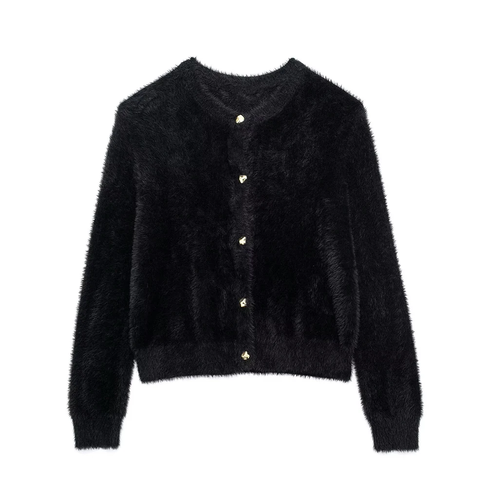 PB&ZA Women 2022 New Fashion Cardigan Fake Fur Fluffy Knit Coat Vintage O Neck Single Breasted Female Outerwear Chic Tops9598005
PB&ZA Women 2022 New Fashion Cardigan Fake Fur Fluffy Knit Coat Vintage O Neck Single Breasted Female Outerwear Chic Tops9598005