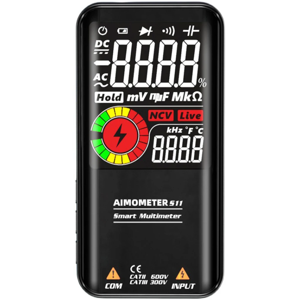 Voltage Capacitance Digital Multimeter Portable AC DC Voltmeter Ohmmeter Data Hold 620V Tester Ohm Handheld Meter
Voltage Capacitance Digital Multimeter Portable AC DC Voltmeter Ohmmeter Data Hold 620V Tester Ohm Handheld Meter