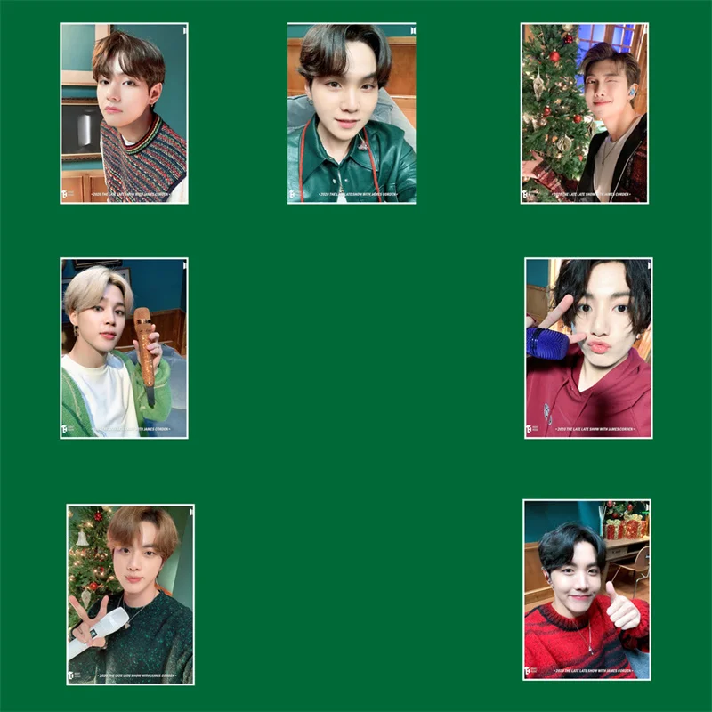 1Pcs Wholesale Kpop Bangtan Boys New 2021 The Late Show HD Photo Art Picture Room Home Decor Wall Stickers Gift Collection
1Pcs Wholesale Kpop Bangtan Boys New 2021 The Late Show HD Photo Art Picture Room Home Decor Wall Stickers Gift Collection