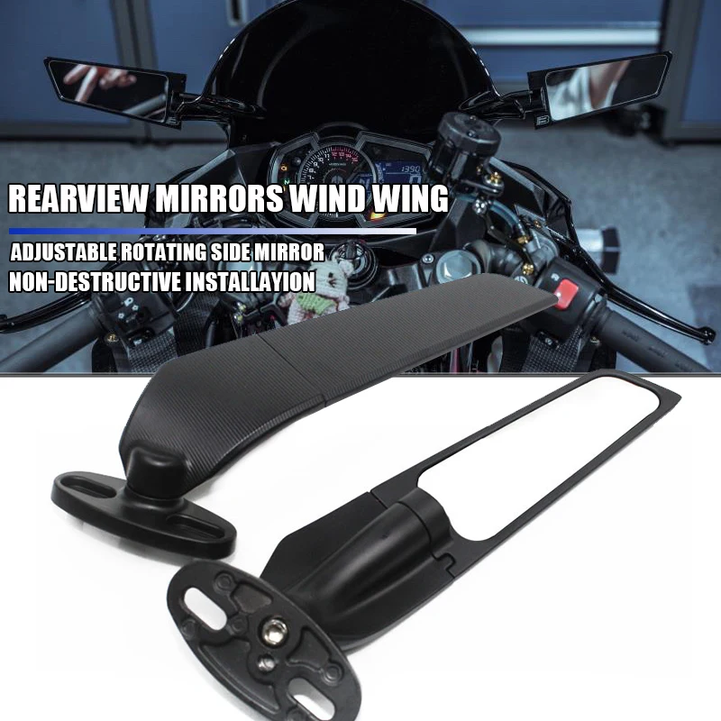 NEW Motorcycle Side Rear View Mirrors Adjustable Rotating Windwing Rearview Mirror For Yamaha YZF R1 2020 2021 2022 R1 M R1M
NEW Motorcycle Side Rear View Mirrors Adjustable Rotating Windwing Rearview Mirror For Yamaha YZF R1 2020 2021 2022 R1 M R1M