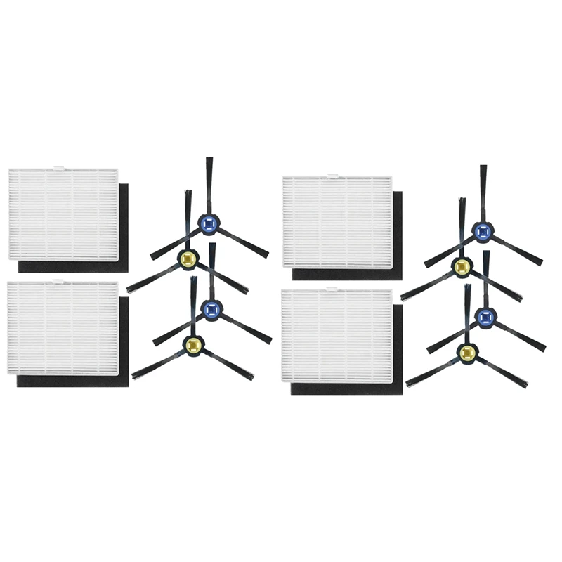 2X Spare Parts Compatible With For Ilife V8S X750 X785 V80 Robot Vacuum Cleaner Spare Parts, Hepa Filters, Side Brush 
2X Spare Parts Compatible With For Ilife V8S X750 X785 V80 Robot Vacuum Cleaner Spare Parts, Hepa Filters, Side Brush