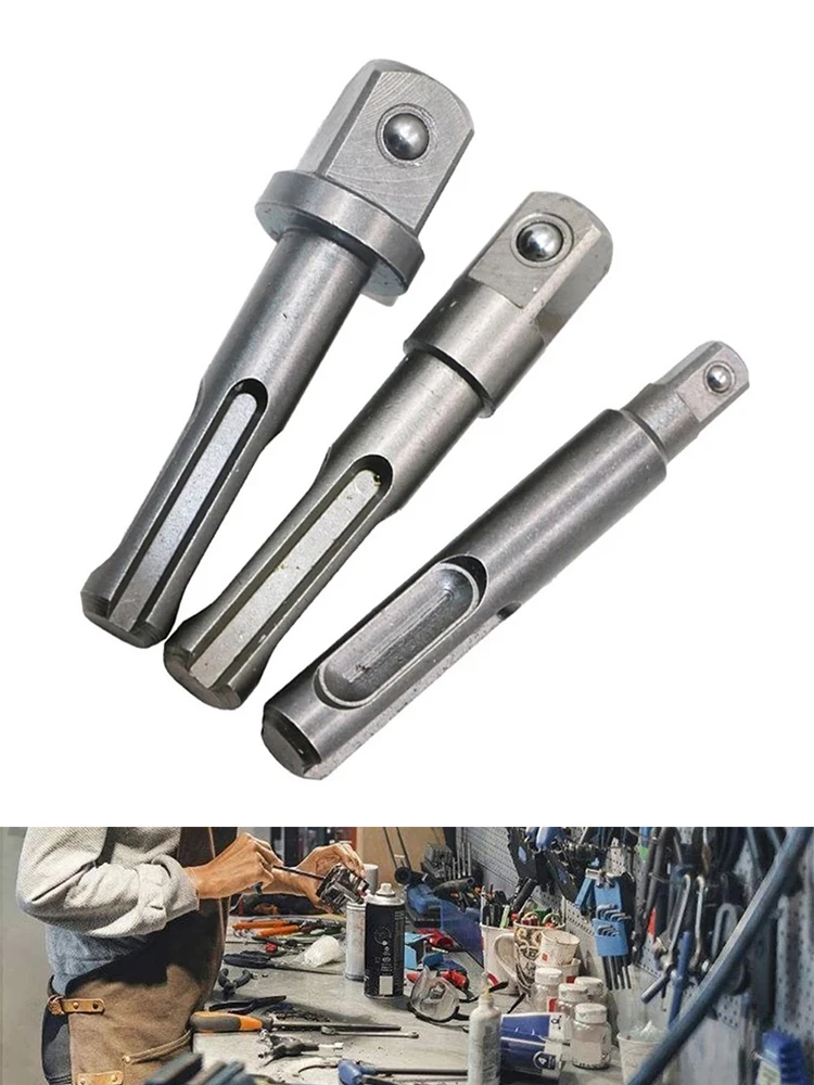 3pcs SDS Round Shank Socket Driver Extension Adapter 1/2” 3/8” 1/4” For Electric Screwdrivers Drills Chuck Fitting Drills
3pcs SDS Round Shank Socket Driver Extension Adapter 1/2” 3/8” 1/4” For Electric Screwdrivers Drills Chuck Fitting Drills