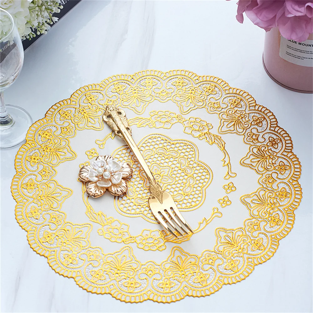 30cm PVC Table Mat Nordic Insulation Heat-Resistant Non-slip Coffee Tea Table Mat Drink Cup Coaster Hollow Placemat
30cm PVC Table Mat Nordic Insulation Heat-Resistant Non-slip Coffee Tea Table Mat Drink Cup Coaster Hollow Placemat