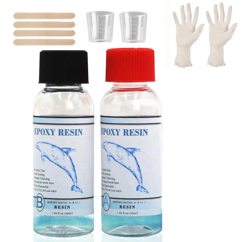 Epoxy Resin Glue Kit Crystal Clear Hardener Kit Easy Mix Diy Supplies For Art Casting Resin Jewelry Projects Adhesives & Sealer
Epoxy Resin Glue Kit Crystal Clear Hardener Kit Easy Mix Diy Supplies For Art Casting Resin Jewelry Projects Adhesives & Sealer
