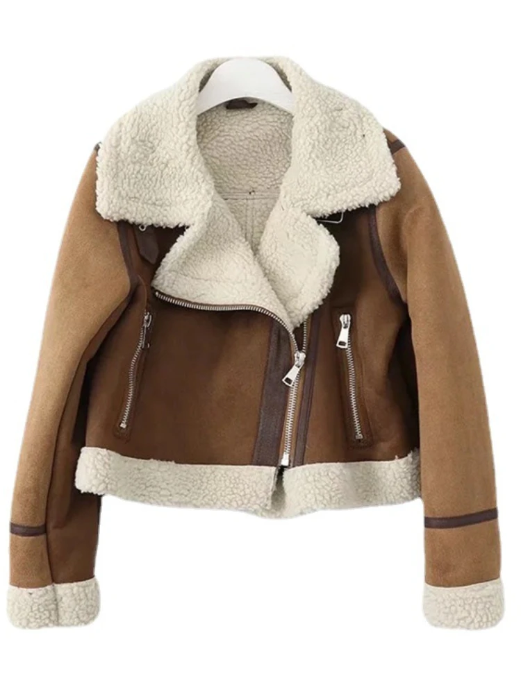 2022 Autumn and Winter New Contrast Color Design Fur Coat Women's Top Street Hipster Rock Style Jacket Fashion
2022 Autumn and Winter New Contrast Color Design Fur Coat Women's Top Street Hipster Rock Style Jacket Fashion