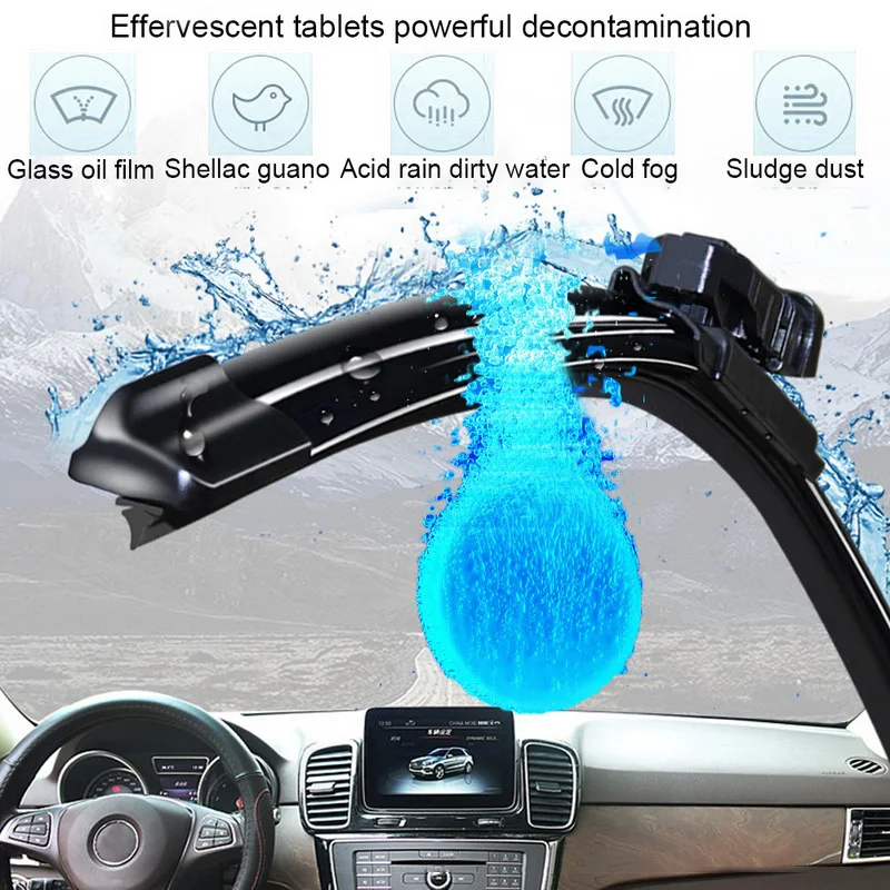 50PCS Car Windshield Wiper Glass Washer Auto Solid Cleaner Compact Effervescent Tablets Window Repair Car Accessories
50PCS Car Windshield Wiper Glass Washer Auto Solid Cleaner Compact Effervescent Tablets Window Repair Car Accessories