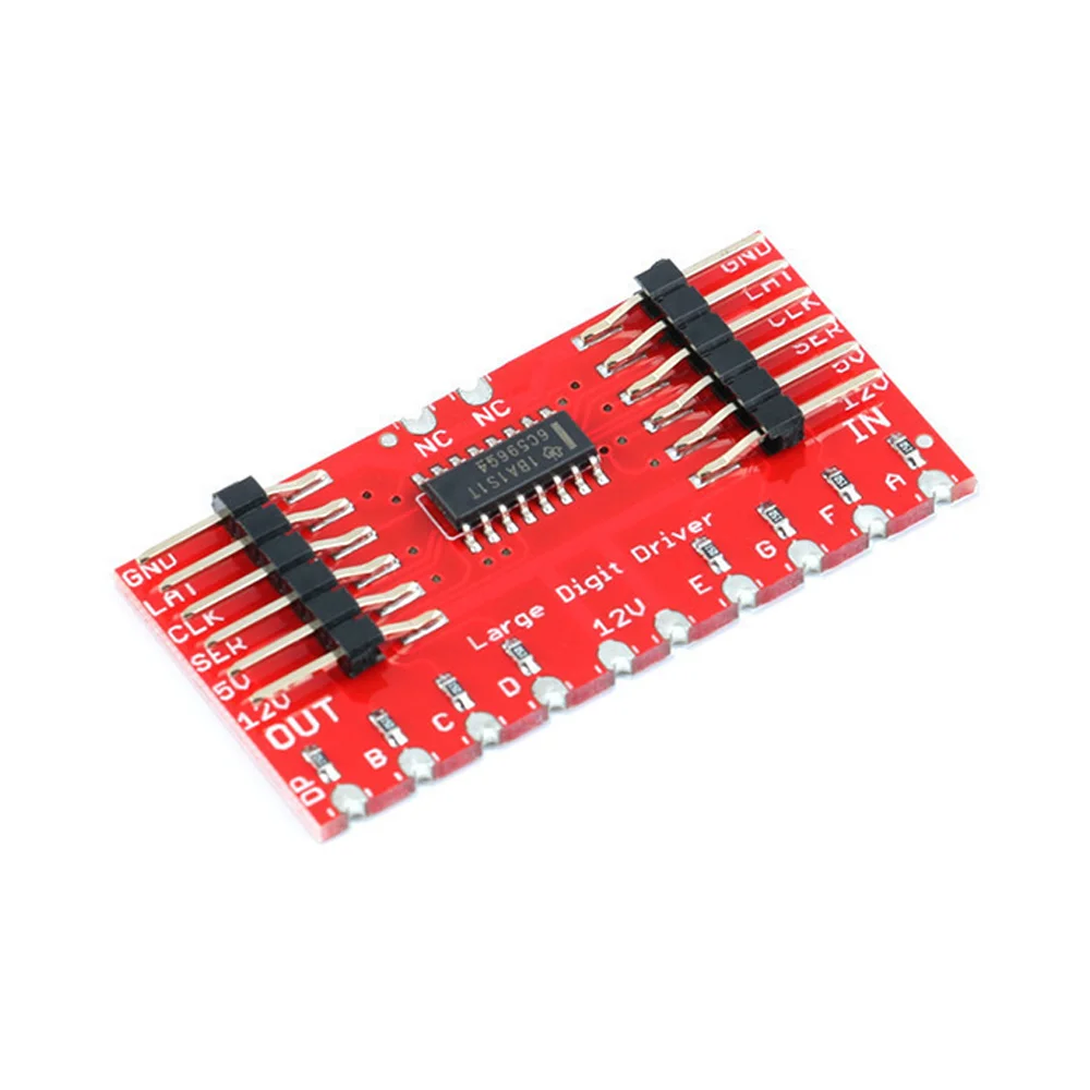 DC 5V TPIC6C596 Large Digit Driver Drive 6.5" 7-Segment LED Display Module for Andrino Diy Kit Electronic PCB Board Module
DC 5V TPIC6C596 Large Digit Driver Drive 6.5" 7-Segment LED Display Module for Andrino Diy Kit Electronic PCB Board Module