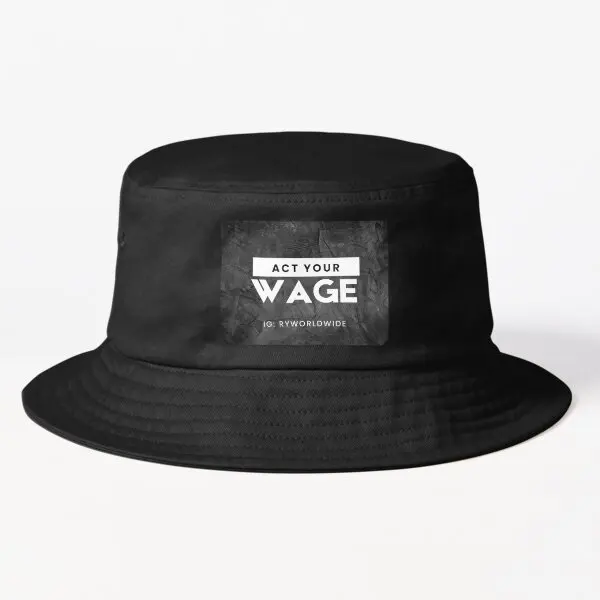 Act Your Wage Ry Bucket Hat Bucket Hat Caps Sport Cheapu Fishermen Fashion Spring Summer Hip Hop Black Casual Outdoor Boys
Act Your Wage Ry Bucket Hat Bucket Hat Caps Sport Cheapu Fishermen Fashion Spring Summer Hip Hop Black Casual Outdoor Boys