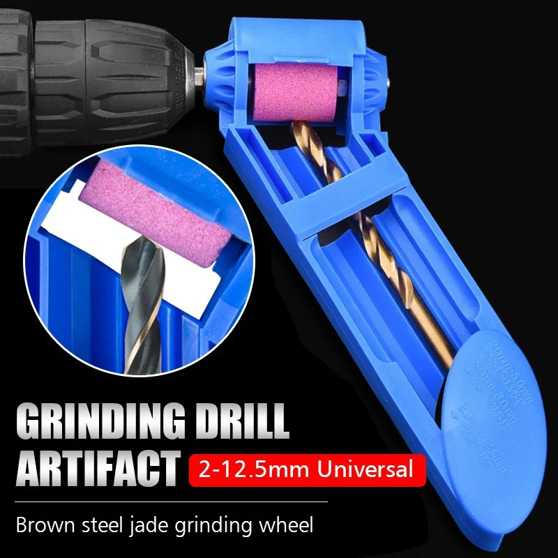 Drill Bit Sharpener 2-12.5mm Portable Corundum Grinding Wheel Drill Sharpener Grinder Drill Bit Powered Tool Parts
Drill Bit Sharpener 2-12.5mm Portable Corundum Grinding Wheel Drill Sharpener Grinder Drill Bit Powered Tool Parts
