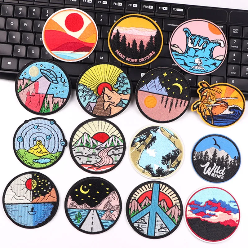 Mountain Adventure Patch Iron On Patches For Clothing Sewing Patch Outdoor Camping Embroidered Patches On Jacket Backpack Badges
Mountain Adventure Patch Iron On Patches For Clothing Sewing Patch Outdoor Camping Embroidered Patches On Jacket Backpack Badges